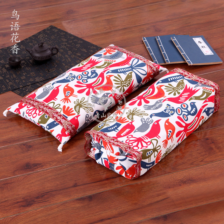 Sản phẩm mới khuyến mãi cotton thô vải có thể điều chỉnh chiều cao đầy đủ gối kiều mạch gối cổ tử cung sức khỏe gối có thể tháo rời và giặt được gối ôm cho trẻ sơ sinh