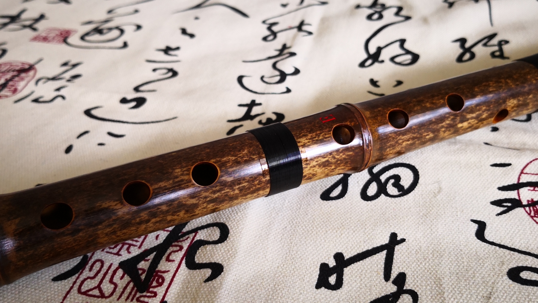 Refined advanced playing of eight-hole purple bamboo hole XiaoE F G long flute Short flute Mime West Wind pick the audion