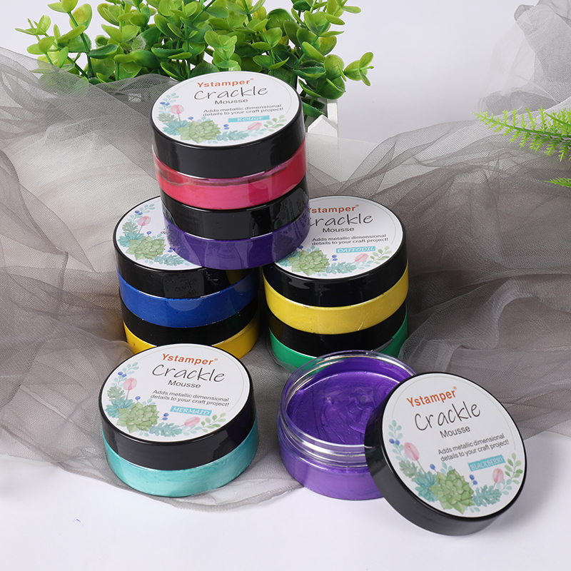 Crack Paste Metallic Mousse Manual Paste Crackle mousse