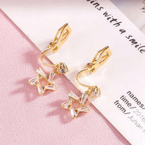Hong Kong (designer) RVY 2021 new earrings female Jane about 100 hitch Temperament Luxury Ear Nail Minimalist