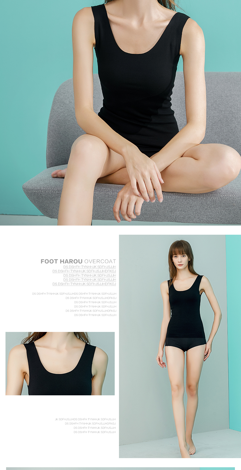 Mùa đông ấm áp vest nữ đồ lót dày cộng với nhung băng thông bó sát cơ thể không có dấu vết của áo nhung sợi bông shop đồ lót