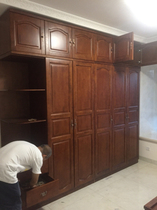 Pure Camphor Solid Wood Wardrobe Customized Bookcase Shoe Cabinet Solid Wood Furniture Customized Color Customized Whole House Customized
