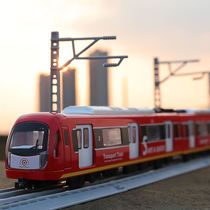 Cargo train toy high-speed train Net red car new electric simulation model for children to play super long style