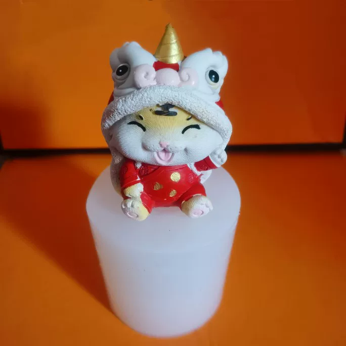 Cartoon three dimensional mold, aromatherapy, acrylic candle