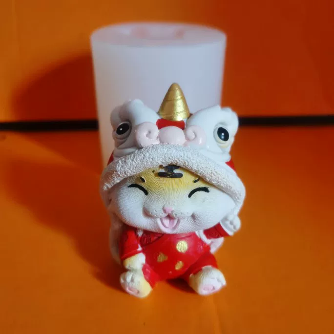 Cartoon three dimensional mold, aromatherapy, acrylic candle
