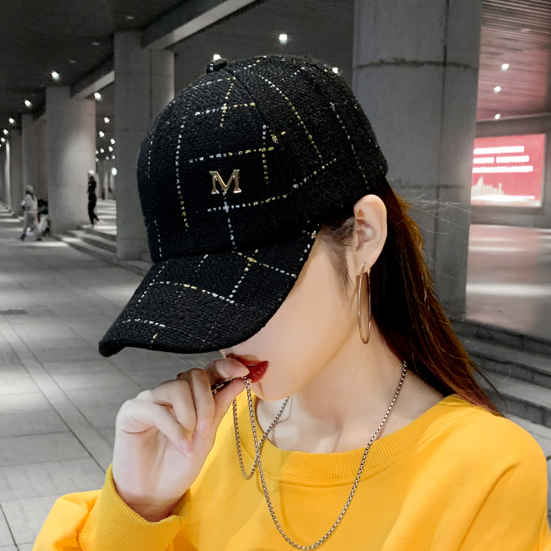 French custom net red Duck Tongue Cap Children Han Edition Tide 100 Hitch Baseball Cap Small Fragrance Style Autumn Sun Hat Tide