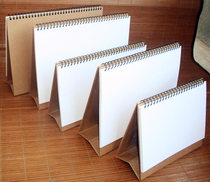 350g blank desk calendar 8 inch 10 inch A4 240g A3 sketch manual calendar kraft paper holder