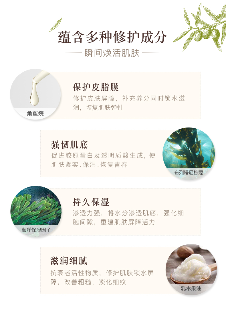 Polynia 幸福 Happy Mask Làm mới 100ml Repair Deep Moisturising Smear First Aid Mask - Mặt nạ mặt nạ ngủ