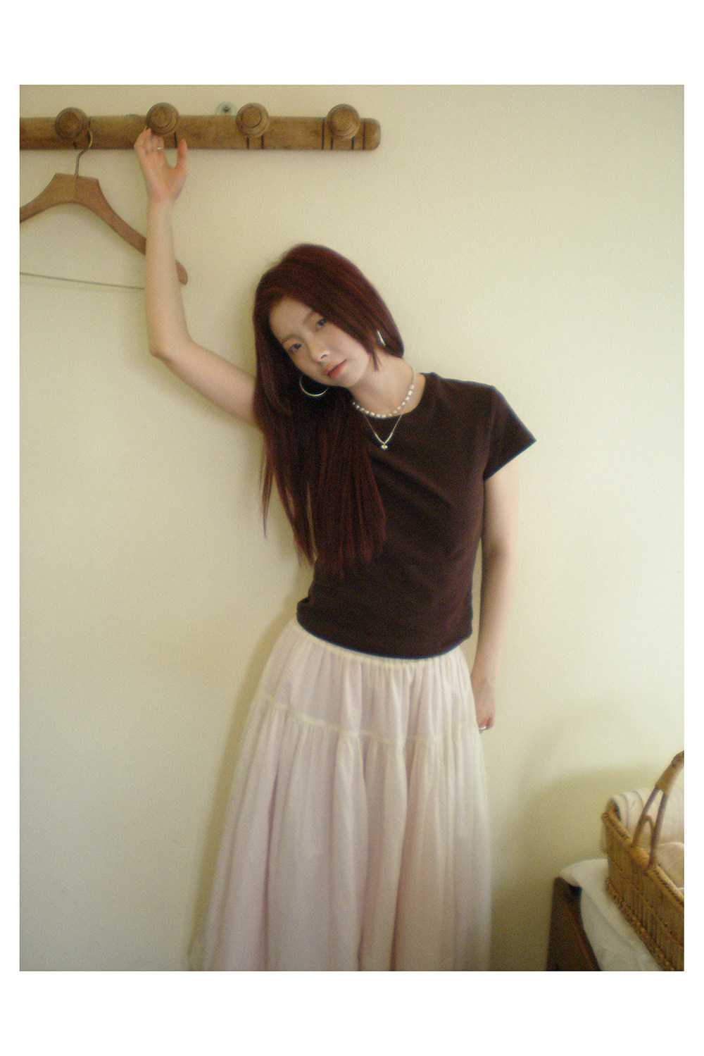 HelloooEat базовая однотонная футболка с круглым вырезом корейского стиля короткий рукав