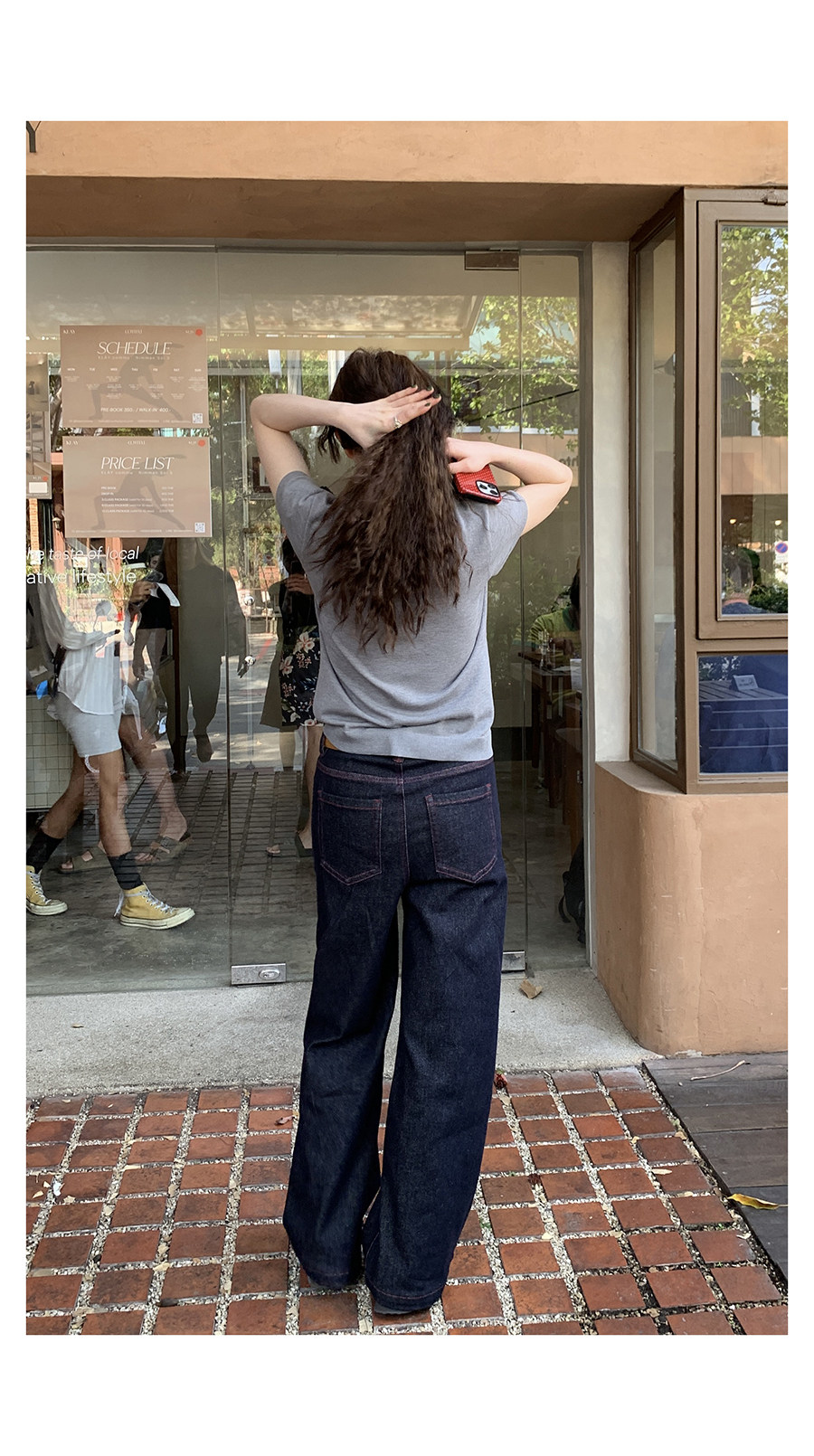 HelloooEat американская ретро вышитая вязаная рубашка с воротником поло повседневная универсальная приталенная с короткими рукавами