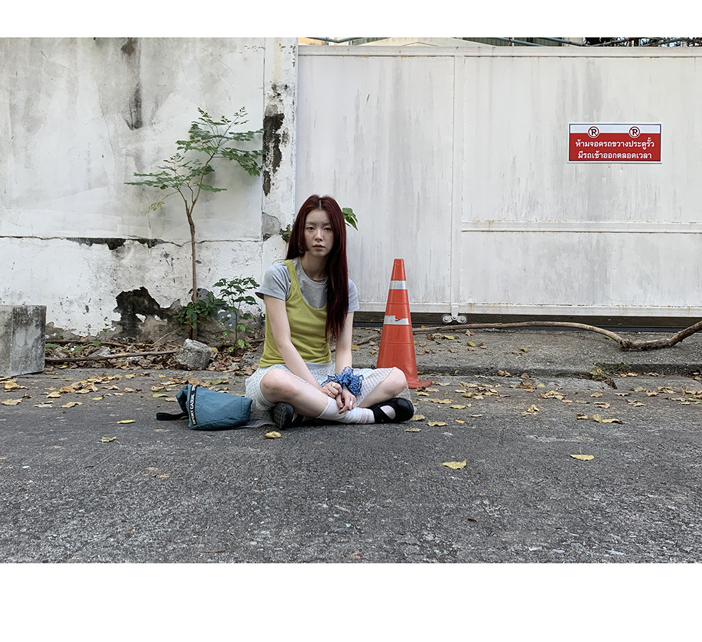 HelloooEat Воздушная освежающая белая юбка в горошек корейского стиля с эластичной талией