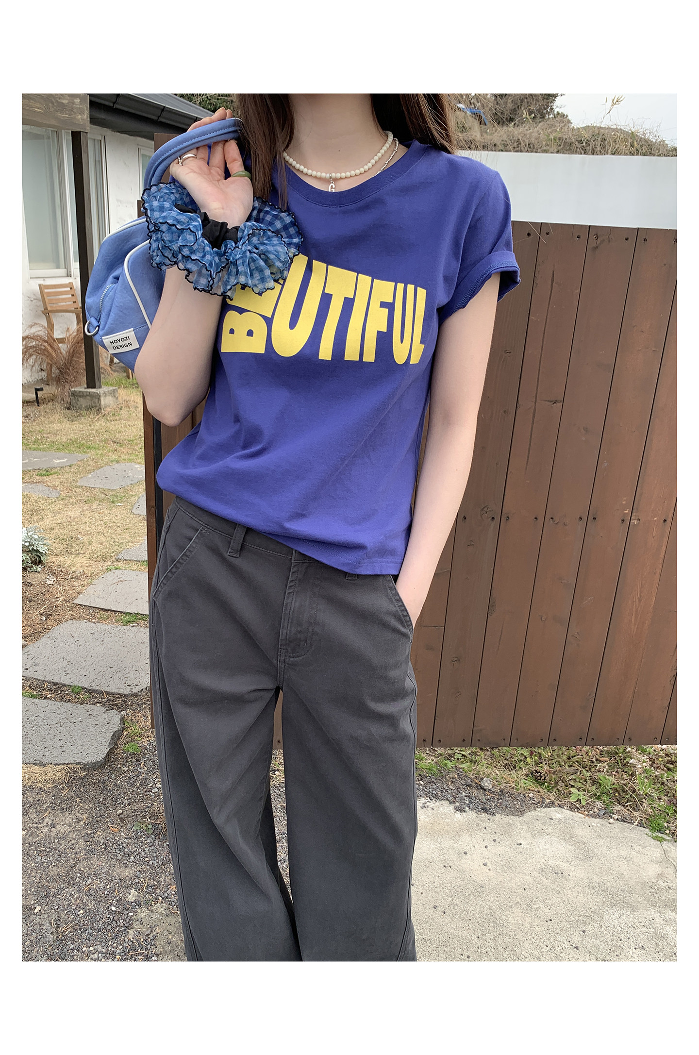 HelloooEat повседневная футболка с буквенным принтом, круглый вырез, стройнящая модель в стиле ins