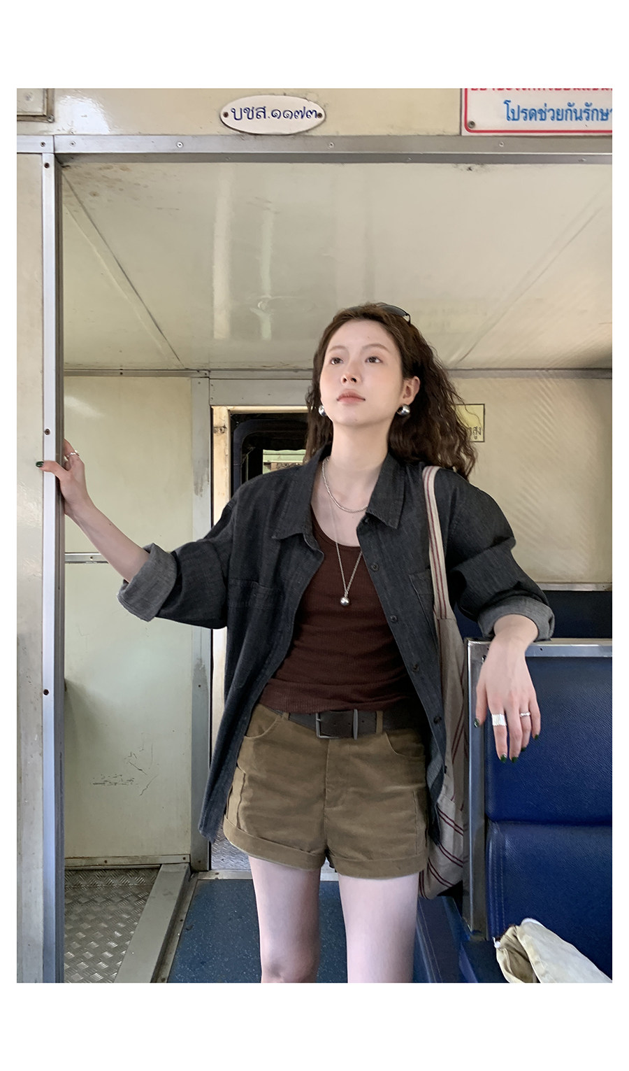 HelloooEat вельветовые шорты с карманами цвета хаки прямого кроя повседневные брюки