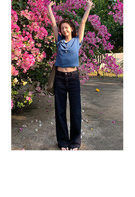 HelloooEat футболка вафельная однотонная с круглым вырезом весна-лето корейский стиль повседневная короткий рукав