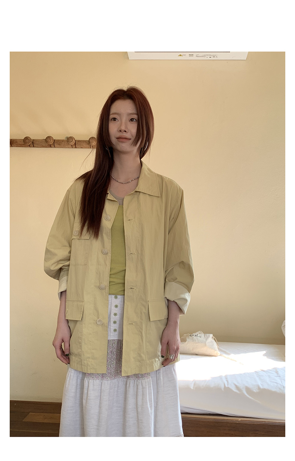 HelloooEat корейский дизайнерский плащ средней длины весна-лето однобортный отложной воротник свободная повседневная куртка женская