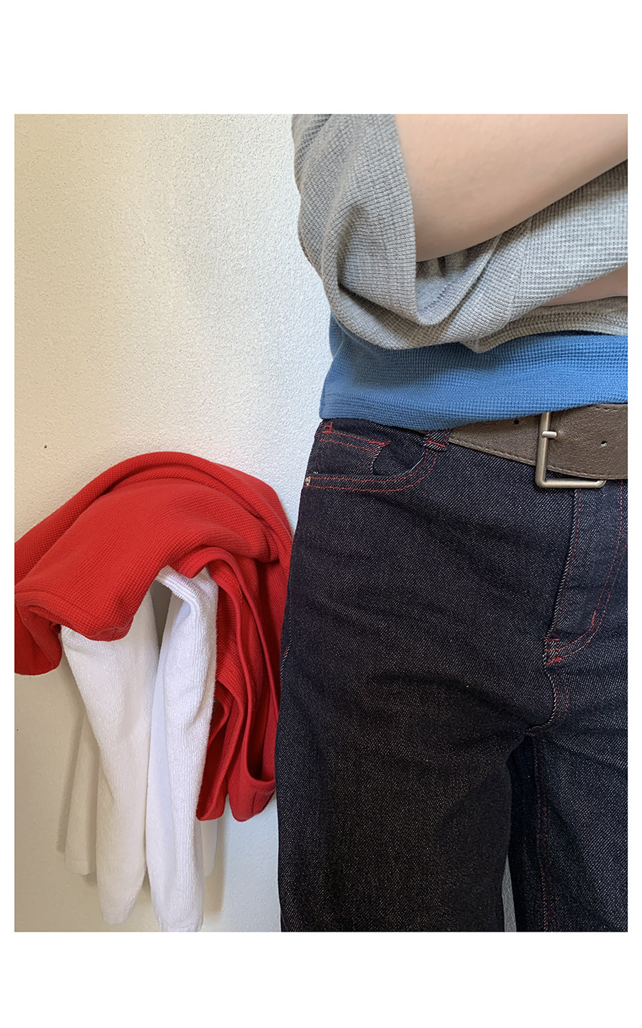 HelloooEat винтажные джинсы с контрастной строчкой натурального цвета ранняя весна женские универсальные стройнящие эластичные прямые повседневные брюки