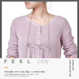 Ретро японская цепь из нержавеющей стали, модный ремешок на солнечной энергии, солнцезащитные очки, медицинская маска, шнурок-держатель, цепочка