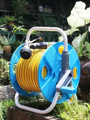 Japan imported water pipe frame sprinkler watering flower washing car grab high pressure gun freeze resistant explosion proof storage watering garden set