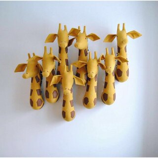Ins animal head children's room kindergarten decoration