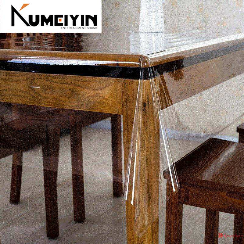 Thin drop table mat mate plastic soft glass cloths p