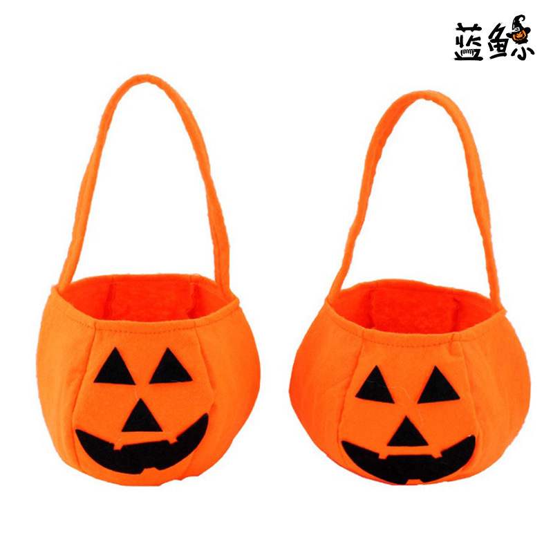 Three dimensional pumpkin bag hand-held halloween props non