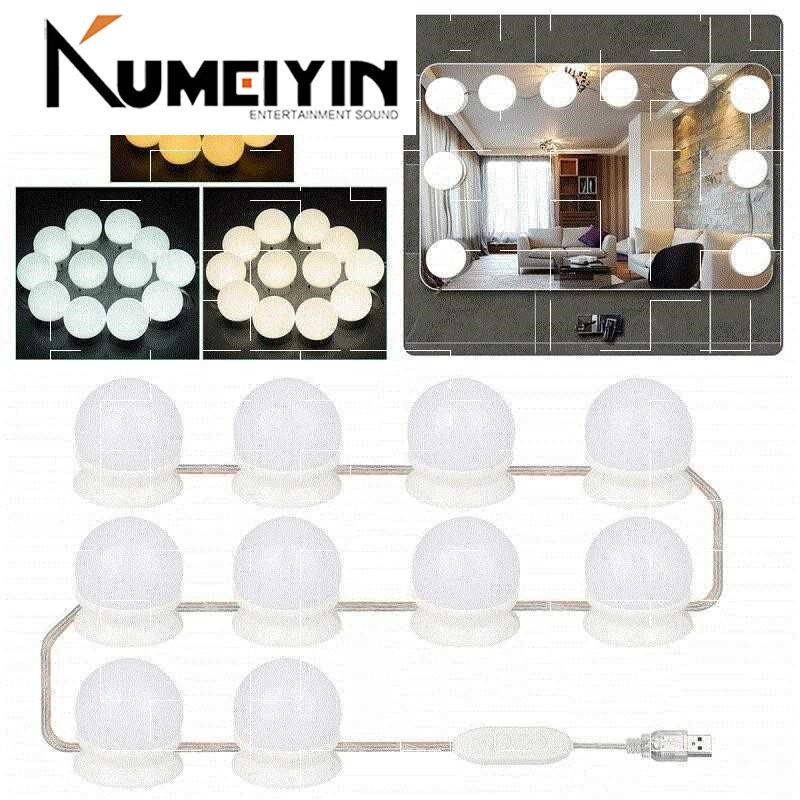 10 make-up bulb strings make-up mirror headlights beauty