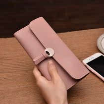 Wallet female design sense long Japanese and Korean simple students ultra-thin fashion small fresh multi-function personality coin wallet