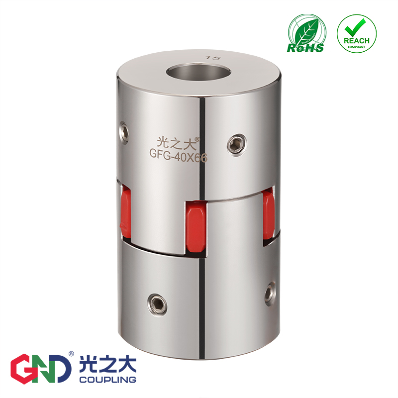 Large GFG Plum Blossom Couplings Stainless Steel Plum Blossom Type Couplings Big Torque Servo Stepping Motor
