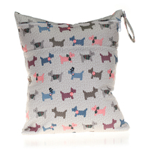 30*36cm baby waterproof diaper bag double zipper digital printing cart hanging bag cross-border diaper bag