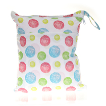 30*36cm double zipper diaper bag Waterproof urine isolation digital printing stroller bag trolley hanging bag direct supply