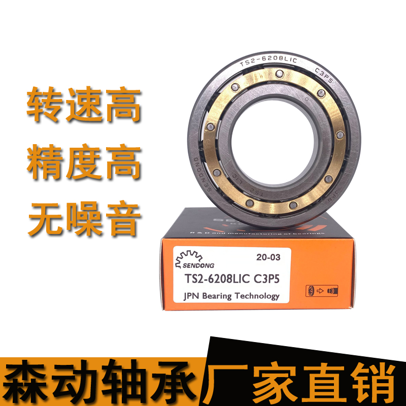 Copper bail deep groove ball bearing TS2-6014 6015 6016 6016 6018 6018 6019 6020LIC C3P5