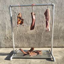 Hanging Sausage Rameat Grilled Duck Rack With Trays Oil-Water Tray Balcony Hanging Drying Rack Thickened Detachable Hanging Meat Rack