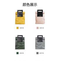 boil washable kraft paper bag Environmental protection waterproof wear-resistant shoulder bag shoulder oblique cross tote bag