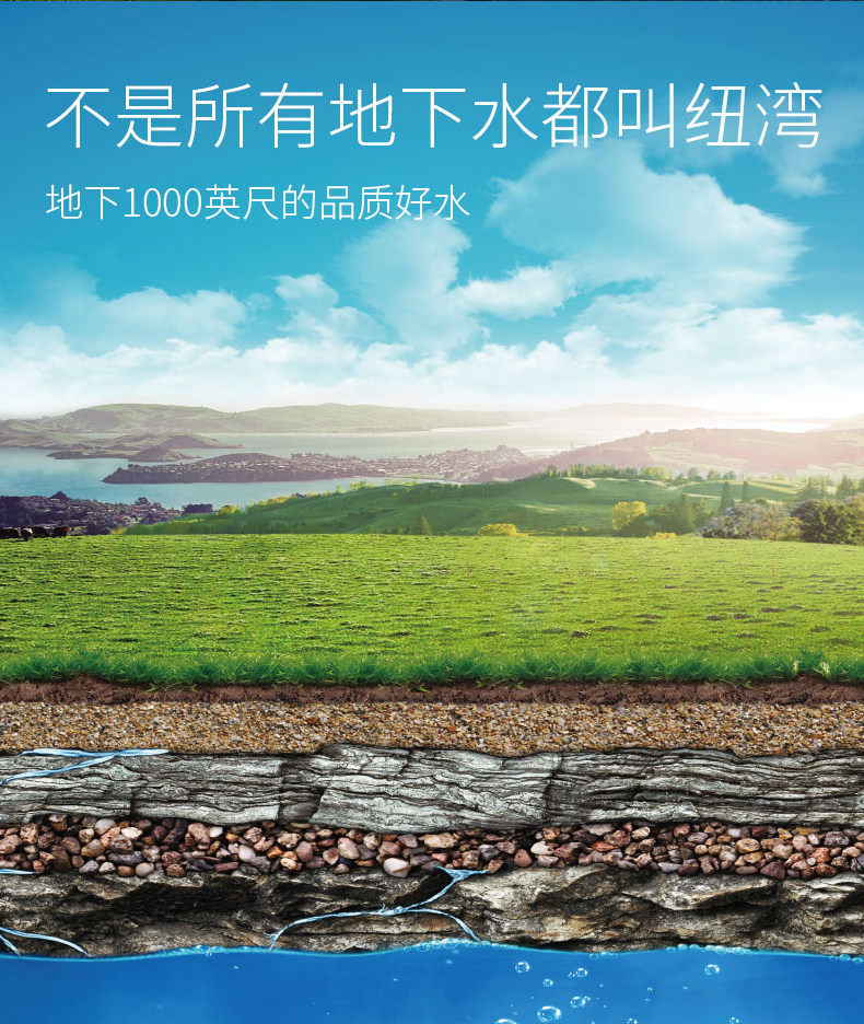 新西兰进口 纽湾 HBay 弱碱性水 1.6L*6瓶 图8