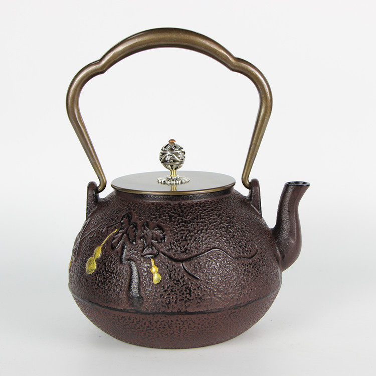 Iron pot factory direct sales in southern Japan old pot batch ~ hair handmade uncoated cast iron pot health teapot iron pot