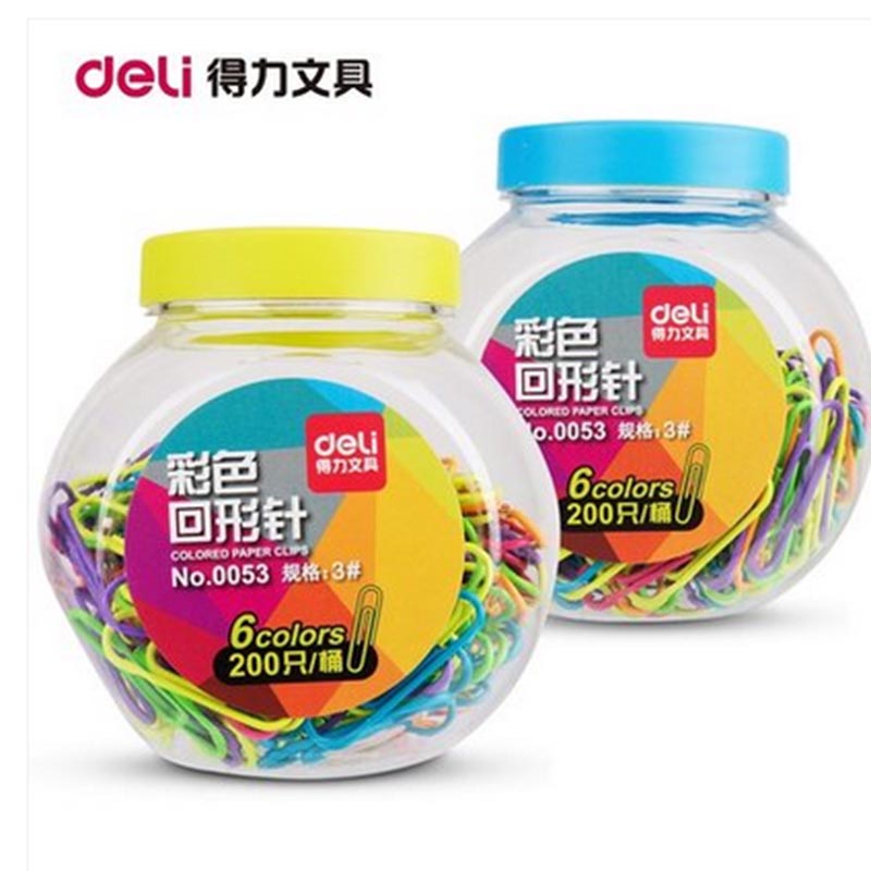 Strong Back - shaped pin 0053 cute fashion color cranking needle Creative bookmarking stationery 200 pieces