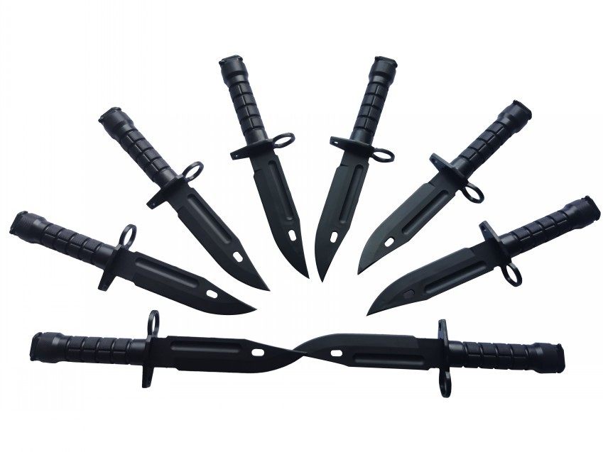 Outdoor Training Rubber Knife COS Video Props Students Military Training Soft Knife Children Toys Soft Dagger With No Knife Cut