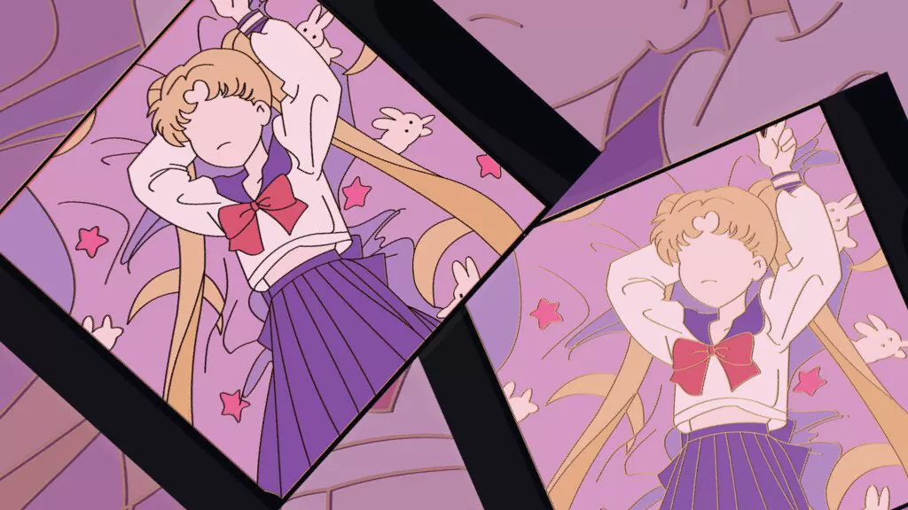 [Spot] Корейский матрос Sailor Moon Водяной Bingyue Маленький кролик Moon Bunny металлический знак