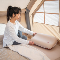 Naturehike 3D comfortable quiet sponge pillow outdoor self-driving camping pillow automatically inflatable pillow