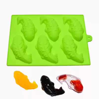 New product creative fish mold carp modeling silicone cake mold High temperature baking mold Pudding jelly ice cube mold