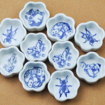 Cricket jar cricket basin water bowl cricket sink grasshopper water No.2 hexagonal water bowl cricket utensils 100