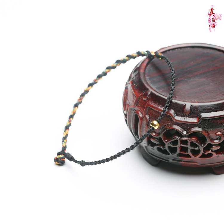 Năm sinh của Zhen An Shun vòng chân dây đỏ 999 chân vàng 3D chuyển vàng cứng hạt ác linh hồn an toàn và bình yên quá cũ lắc chân bạch kim