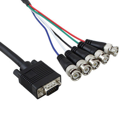 Bay Bridge V105 computer transmission line conversion head vga turn bnc line vga to 5bnc RGBHV BNC turn VGA