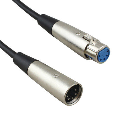 Bay Bridge KQ7752 five-core Canon male-to-female 5-core audio cable Huiwei T200C main and auxiliary speaker cable