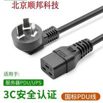 National standard 16A plug to C19 power cord UPS PDU16A server HP IBM 1 5 square high power