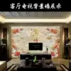 Bamboo fiber integrated wallboard 3D TV background wall wainscoting Living room Judicial spirit connection service City sound
