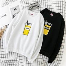 【清仓甩卖】春季加绒纯棉情侣长袖卫衣