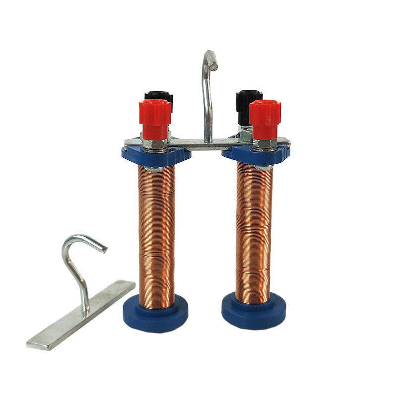 Electromagnet experimenter horseshoe-shaped detachable strip with hook armature coil turns 600 turns iron core experimental equipment teaching instrument for demonstration of junior high school physics and electromagnetism