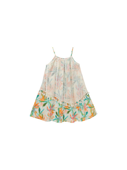 女童夏装吊带连衣裙2025新款洋气儿童波西米亚沙滩裙女孩休闲裙子