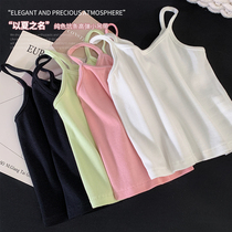 Girls suspender summer wear 2024 new style childrens vest inner top little girl sleeveless versatile bottoming shirt